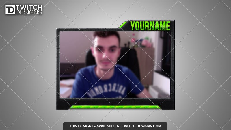 Animated facecam overlay