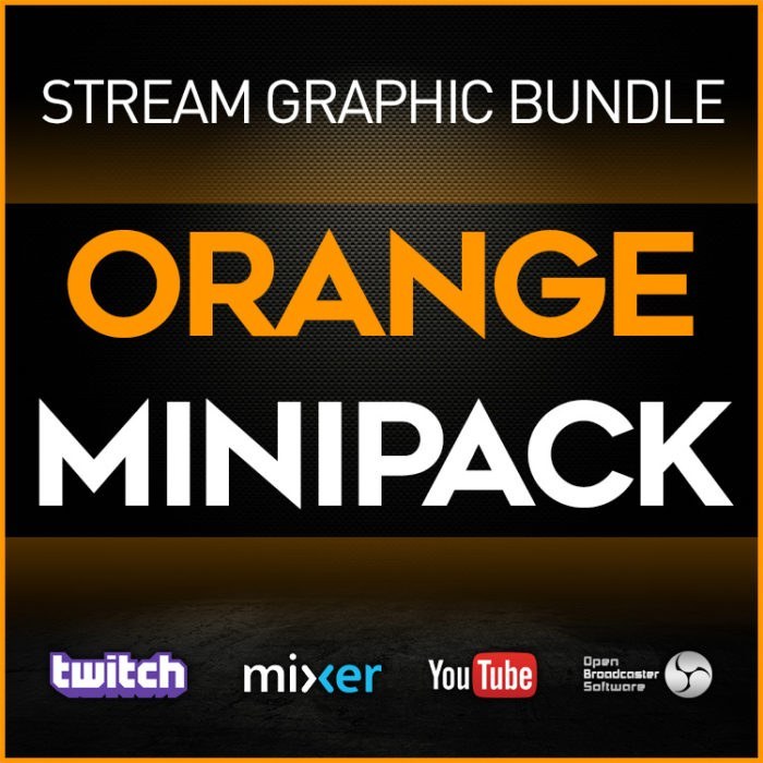 stream graphic bundle orange minipack