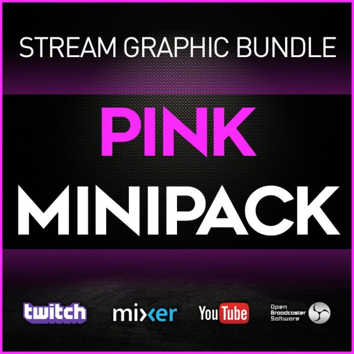 stream graphic bundle pink minipack