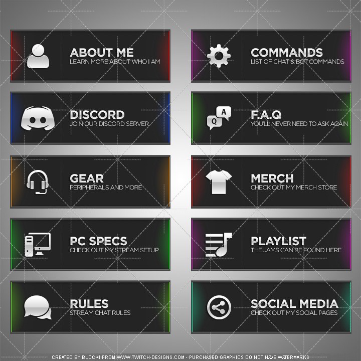 Twitch Streamer Discord Server Template INSTANT DOWNLOAD 